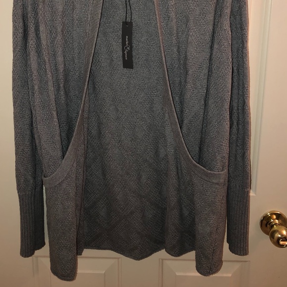 Long Grey Cardigan - Picture 3 of 4